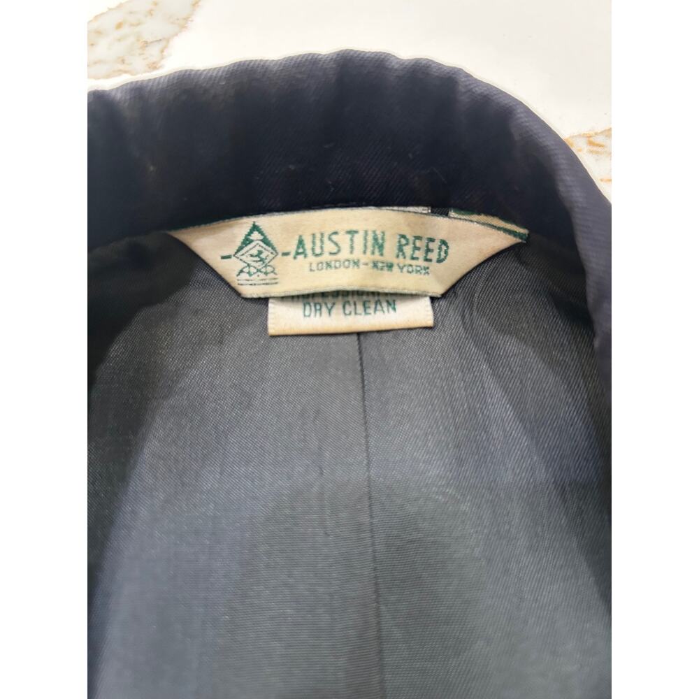Austin Reed Vintage Blazer Womens Double Breasted Navy Heritage Old Money Wool - Picture 7 of 8